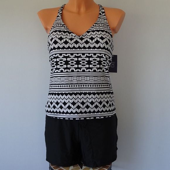 Jag Jeans Other - JAG 2 Piece Black Coco Cruz Tankini Set NWT